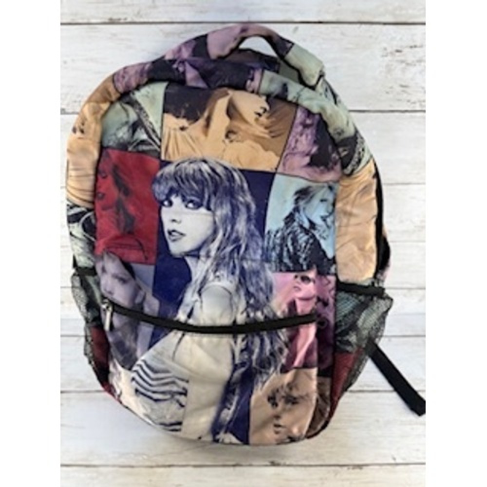 Taylor‎ Swift Eras Tour Collage Backpack Multi Color Fan Merch Rucksack Bag